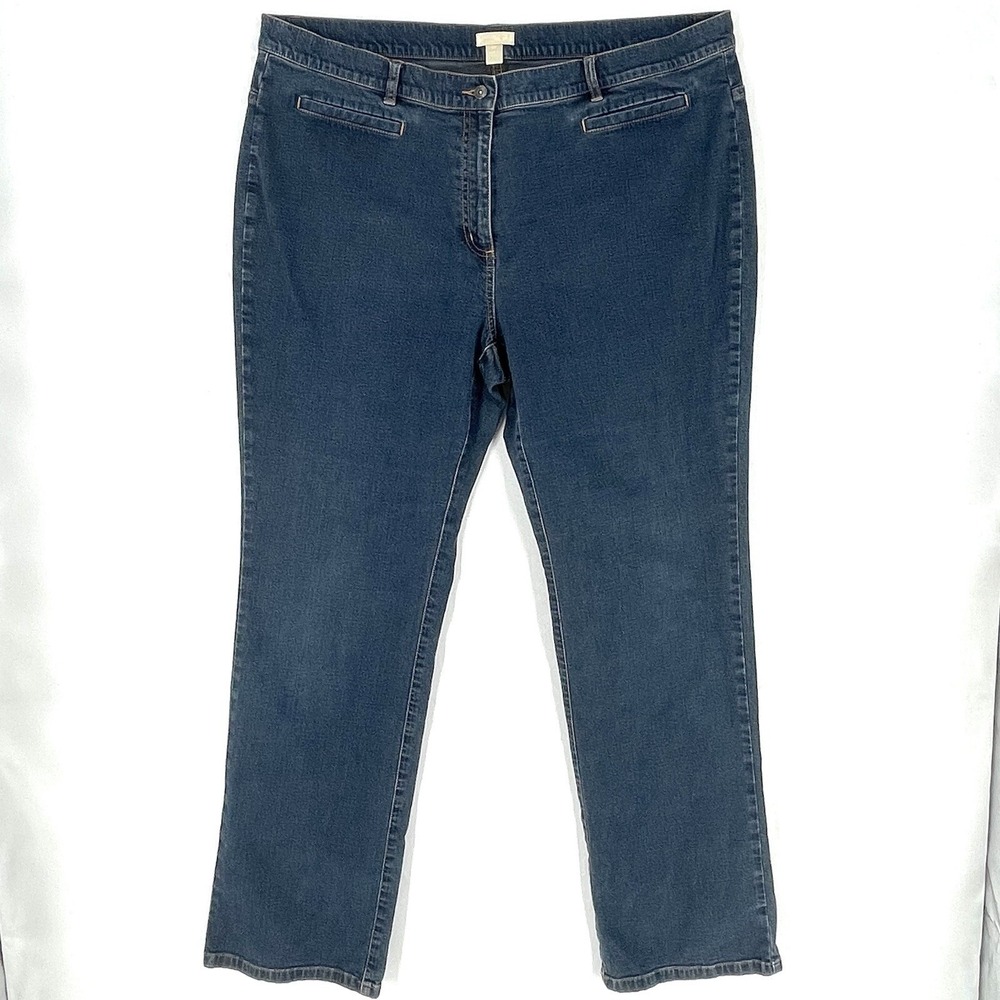 Nordstrom Encore Women Plus‎ Size Blue Jean Size 18w Straight Leg